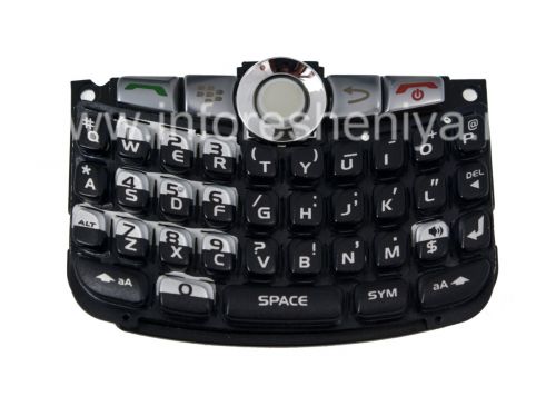 Photogallery for The original English keyboard assembly for BlackBerry 8300/8310/8320 Curve, The black product