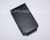 Photo 1 — L'étui en cuir d'origine ouvre Case Wallet verticale pour BlackBerry Curve 8300/8310/8320, Noir (Black)
