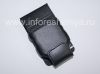 Photo 2 — The original leather case opens vertically Wallet Case for BlackBerry 8300/8310/8320 Curve, Black