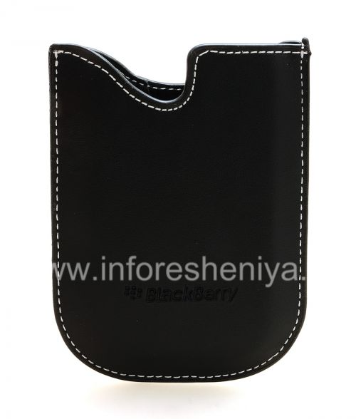 Галерея фотографий товара Кожаный чехол-карман для BlackBerry 8300/8310/8320 Curve (копия), Черный