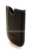 Photo 4 — Caso de cuero de bolsillo para BlackBerry Curve 8300/8310/8320 (copia), Negro