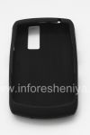 Photo 2 — Original Silicone Case for BlackBerry 8300 / 8310/8320 Ijika, Black (Black)
