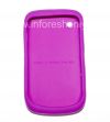 Photo 2 — Silicone Case with Aluminum Case for BlackBerry 8520/9300 Curve, Purple