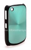 Photo 3 — Kunststoffbeutel-Abdeckung mit Metalleinsatz "CD" für das Blackberry Curve 8520/9300, Hellblau