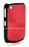 Photo 3 — Kunststoffbeutel-Abdeckung mit Metalleinsatz "CD" für das Blackberry Curve 8520/9300, Rote