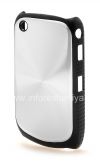 Photo 4 — Kunststoffbeutel-Abdeckung mit Metalleinsatz "CD" für das Blackberry Curve 8520/9300, Silber