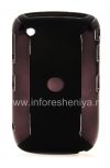 Photo 1 — Caso plástico "Cromo" de la curva de Blackberry 8520/9300, negro