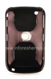 Photo 2 — BlackBerry 8520 / 9300 কার্ভ জন্য প্লাস্টিক কেস "ক্রোম", কালো