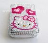 Photo 14 — BlackBerry 8520 / 9300 কার্ভ জন্য হীরা সঙ্গে প্লাস্টিক কেস, এর "হ্যালো Kitty" একটি সিরিজ