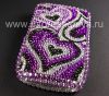 Photo 6 — Plastic Case with rhinestones for the BlackBerry 8520/9300 Curve, A series of "Heart"