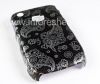 Photo 2 — 塑料“饰品”盖盖BlackBerry 8520 / 9300曲线, 一系列的“东方装饰品”，黑/银