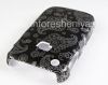 Photo 6 — 塑料“饰品”盖盖BlackBerry 8520 / 9300曲线, 一系列的“东方装饰品”，黑/银
