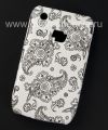 Photo 4 — 塑料“饰品”盖盖BlackBerry 8520 / 9300曲线, 一系列的“东方装饰品”，白/黑