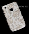 Photo 4 — 塑料“饰品”盖盖BlackBerry 8520 / 9300曲线, A系列，白/棕的“东方装饰品”