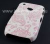 Photo 2 — 塑料“饰品”盖盖BlackBerry 8520 / 9300曲线, A系列，白/红色的“东方装饰品”