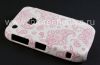 Photo 3 — 塑料“饰品”盖盖BlackBerry 8520 / 9300曲线, A系列，白/红色的“东方装饰品”