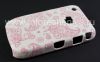 Photo 5 — 塑料“饰品”盖盖BlackBerry 8520 / 9300曲线, A系列，白/红色的“东方装饰品”