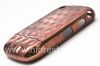 Фотография 7 — Пластиковый чехол хромированный рельефный для BlackBerry 8520/9300 Curve, Темная Бронза