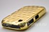 Фотография 8 — Пластиковый чехол хромированный рельефный для BlackBerry 8520/9300 Curve, Золотой