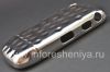 Фотография 5 — Пластиковый чехол хромированный рельефный для BlackBerry 8520/9300 Curve, Серебряный