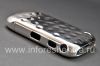 Фотография 6 — Пластиковый чехол хромированный рельефный для BlackBerry 8520/9300 Curve, Серебряный