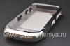 Фотография 7 — Пластиковый чехол хромированный рельефный для BlackBerry 8520/9300 Curve, Серебряный