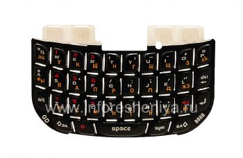 Russian keyboard with red numbers BlackBerry 8520 Curve