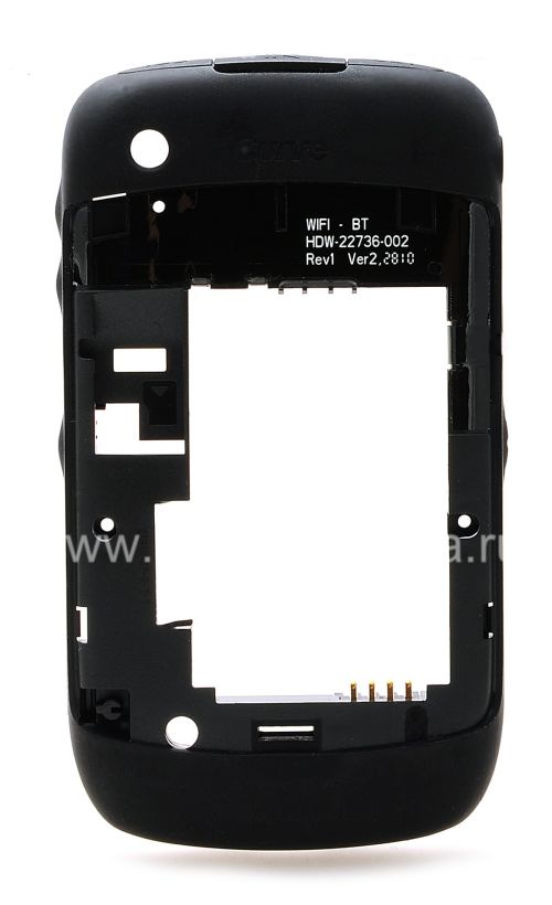 Photogallery for في الجزء الأوسط من الدعوى الأصلية لبلاك بيري كيرف 3G 8520/9300, أسود product