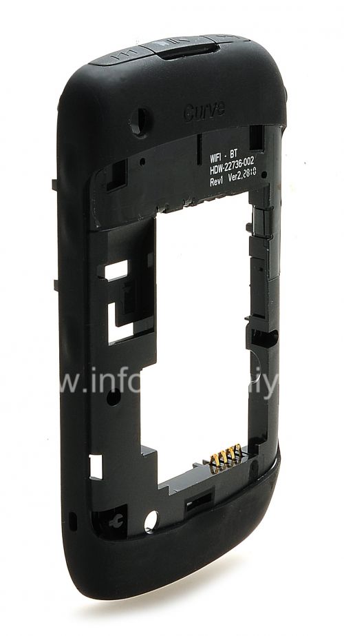 Photogallery for في الجزء الأوسط من الدعوى الأصلية لبلاك بيري كيرف 3G 8520/9300, أسود product