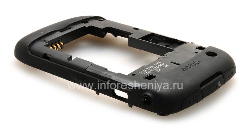 Photogallery for في الجزء الأوسط من الدعوى الأصلية لبلاك بيري كيرف 3G 8520/9300, أسود product
