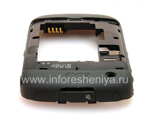 Photogallery for في الجزء الأوسط من الدعوى الأصلية لبلاك بيري كيرف 3G 8520/9300, رمادي product