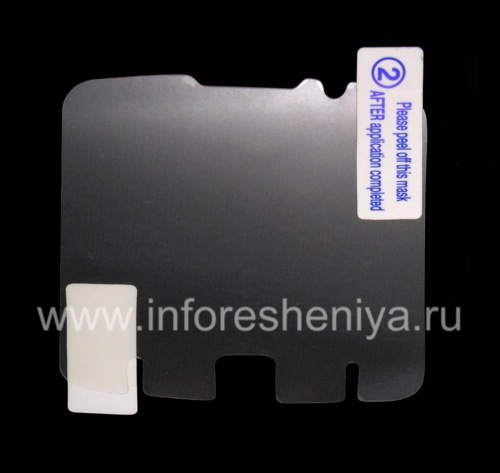 Галерея фотографий товара Защитная пленка для экрана для BlackBerry 8520 Curve, Антибликовая, матовая