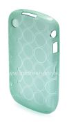 Photo 3 — Funda de silicona llena de patrones "Anillos" para el BlackBerry Curve 8520/9300, Luz-azul