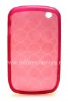 Photo 2 — Funda de silicona llena de patrones "Anillos" para el BlackBerry Curve 8520/9300, Rose