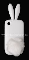 Photo 1 — Rabito Silicone Case for icwecwe BlackBerry 8520 / 9300 Curve, white