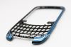 Фотография 4 — Цветной корпус (из двух частей) для BlackBerry 9300 Curve 3G, Ободок Голубой металлик, Крышка голубая