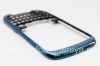Фотография 5 — Цветной корпус (из двух частей) для BlackBerry 9300 Curve 3G, Ободок Голубой металлик, Крышка голубая