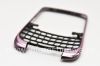 Photo 4 — Cuerpo de color (en dos partes) para BlackBerry Curve 3G 9300, Diadema metálica de color rosa tapa rosa