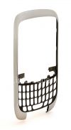 Photo 5 — Color umzimba (ezingxenyeni ezimbili) for BlackBerry 9300 Ijika 3G, rim metallic, lid isiliva
