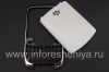 Photo 1 — Color body (in two parts) for BlackBerry 9300 Curve 3G, Metallic rim, lid white