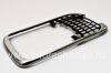 Photo 6 — রঙ শরীর (দুই অংশে) BlackBerry 9300 কার্ভ 3G জন্য, ধাতব রিম, পল্লব সাদা