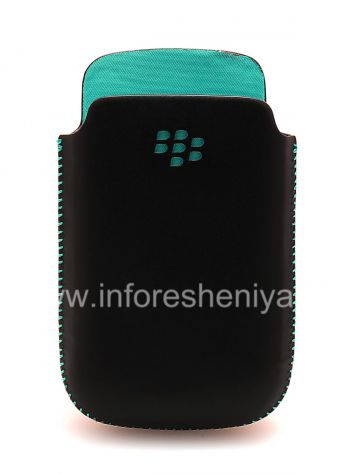 Оригинальный кожаный чехол-карман Leather Pocket Pouch для BlackBerry 8520/9300 Curve