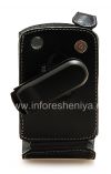 Фотография 2 — Фирменный кожаный чехол Krusell Orbit Flex Multidapt Leather Case для BlackBerry 8520/9300 Curve, Черный (Black)