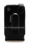 Фотография 4 — Фирменный кожаный чехол Krusell Orbit Flex Multidapt Leather Case для BlackBerry 8520/9300 Curve, Черный (Black)