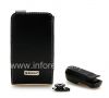 Фотография 13 — Фирменный кожаный чехол Krusell Orbit Flex Multidapt Leather Case для BlackBerry 8520/9300 Curve, Черный (Black)