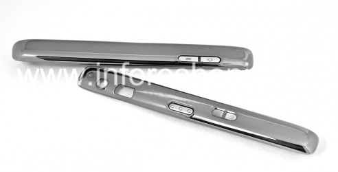 Side panels with buttons for BlackBerry 8800 / 8820/8830, Silver