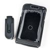 Photo 1 — Branded Silicone Case with Clip Wireless Xcessories Carrying Skin Case with Belt Clip for BlackBerry 8800 / 8820/8830, Black