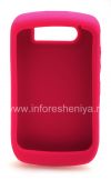 Photo 2 — Silicone Case dengan perumahan aluminium untuk BlackBerry 8900 Curve, fuchsia