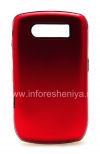 Photo 1 — Etui en silicone avec boîtier en aluminium pour BlackBerry Curve 8900, Rouge