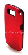 Photo 3 — Etui en silicone avec boîtier en aluminium pour BlackBerry Curve 8900, Rouge